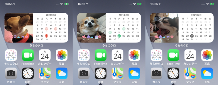 【新機能】iOSアプリ「うちのクロ」リリース1周年。『カレンダーウィジェット』機能を追加。のメイン画像