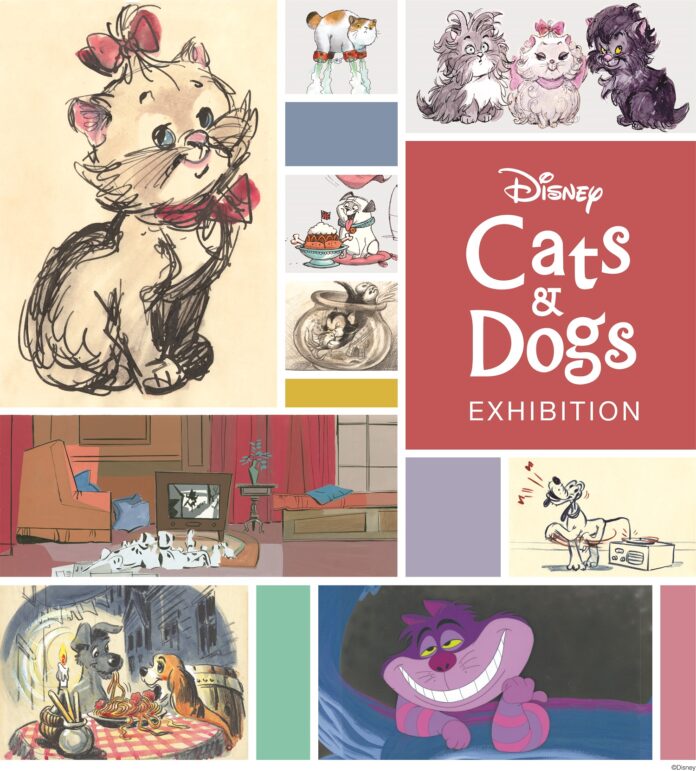 ディズニー映画に登場する“犬と猫”をテーマにした本格的な展覧会！「ディズニー キャッツ＆ドッグス展」札幌三越にて2022年1月開催決定！のメイン画像