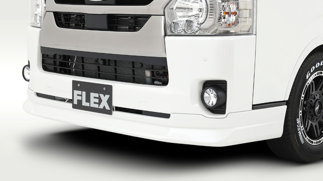 ハイエース専門店を全国展開するFLEX（フレックス）から愛犬家専用ハイエース「DOG VAN」（ドッグバン）が登場！のサブ画像13_Delfino Line フロントスポイラー