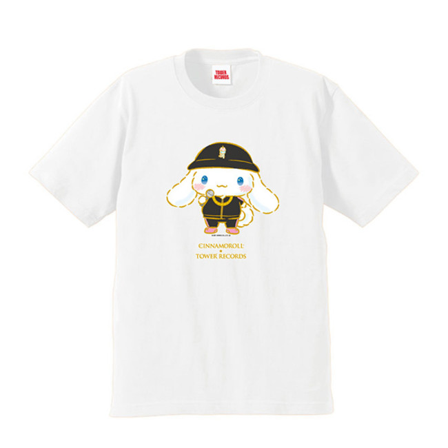 タワレコとシナモロールが初のコラボグッズを11/3に発売！2ndシングル発売記念のリリースイベントを東阪で開催のサブ画像13_Tシャツ