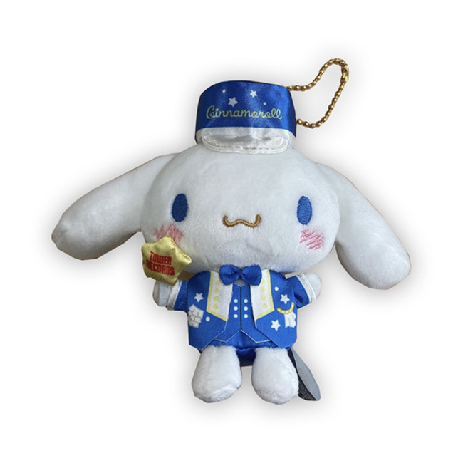 タワレコとシナモロールが初のコラボグッズを11/3に発売！2ndシングル発売記念のリリースイベントを東阪で開催のサブ画像5_マスコットキーホルダー