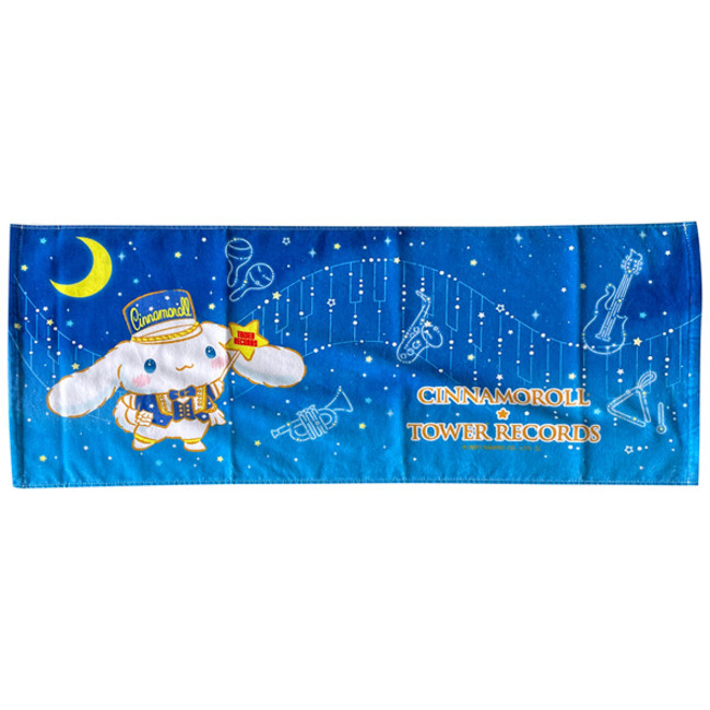 タワレコとシナモロールが初のコラボグッズを11/3に発売！2ndシングル発売記念のリリースイベントを東阪で開催のサブ画像6_タオル