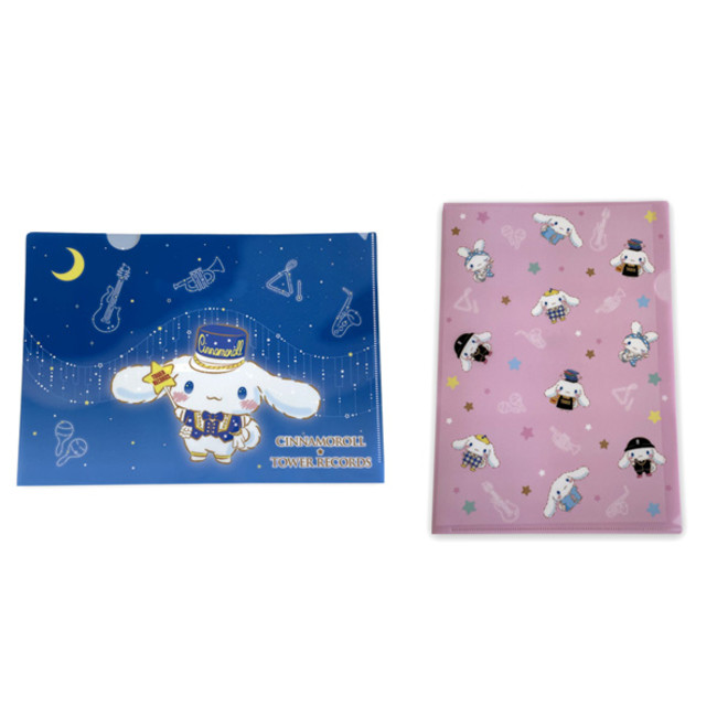 タワレコとシナモロールが初のコラボグッズを11/3に発売！2ndシングル発売記念のリリースイベントを東阪で開催のサブ画像7_クリアファイル2枚セット
