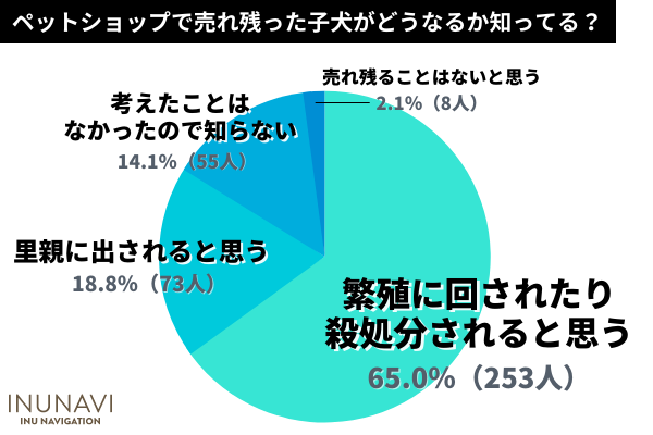 子犬の販売価格に疑問を持つ犬の飼い主さんは3割以上！ペットショップ事情を考える！売れ残った子犬がどうなるか知ってる？【飼い主389人アンケート】のサブ画像4