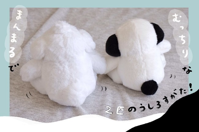 【ピタッと握手する！？】イラストレーター”穂の湯”が描く”ココモとスモア”ぬいぐるみ2体セットがヴィレヴァンオンラインに登場!!のサブ画像2