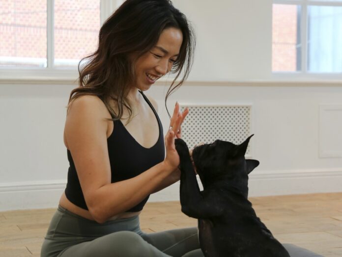 人気ヨガスタジオIGNITE YOGAが保護犬支援団体「ふがふがれすきゅークラブ」にチャリティーTシャツの売り上げを寄付いたしました！のメイン画像