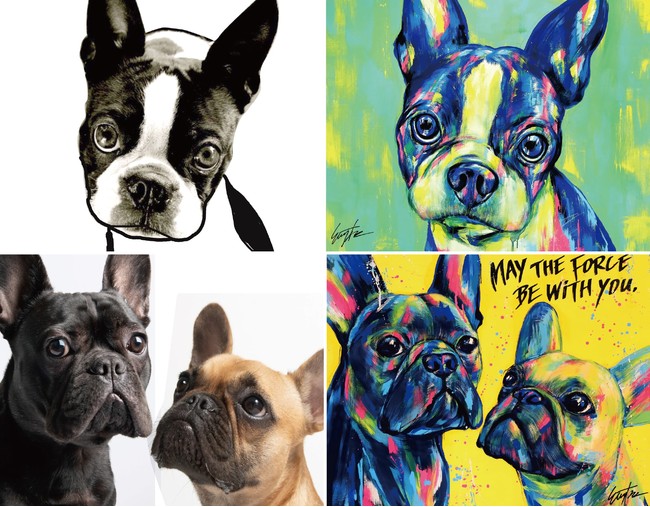 愛犬を世界で一枚だけの現代アートに！日本国内やN.Y.で活躍中のドッグアーティスト・EIJI TAMURAによる「EIJI TAMURA DOG ART展」大丸福岡天神店にて開催のサブ画像6