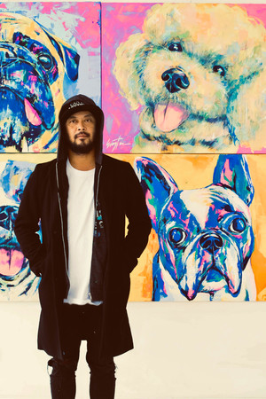 愛犬を世界で一枚だけの現代アートに！日本国内やN.Y.で活躍中のドッグアーティスト・EIJI TAMURAによる「EIJI TAMURA DOG ART展」大丸福岡天神店にて開催のサブ画像7