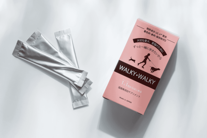 ペットへの健康意識、ますます増進。愛犬用ケア・サプリメント「WALKY WALKY」この1年で売り上げが約10倍に！のメイン画像