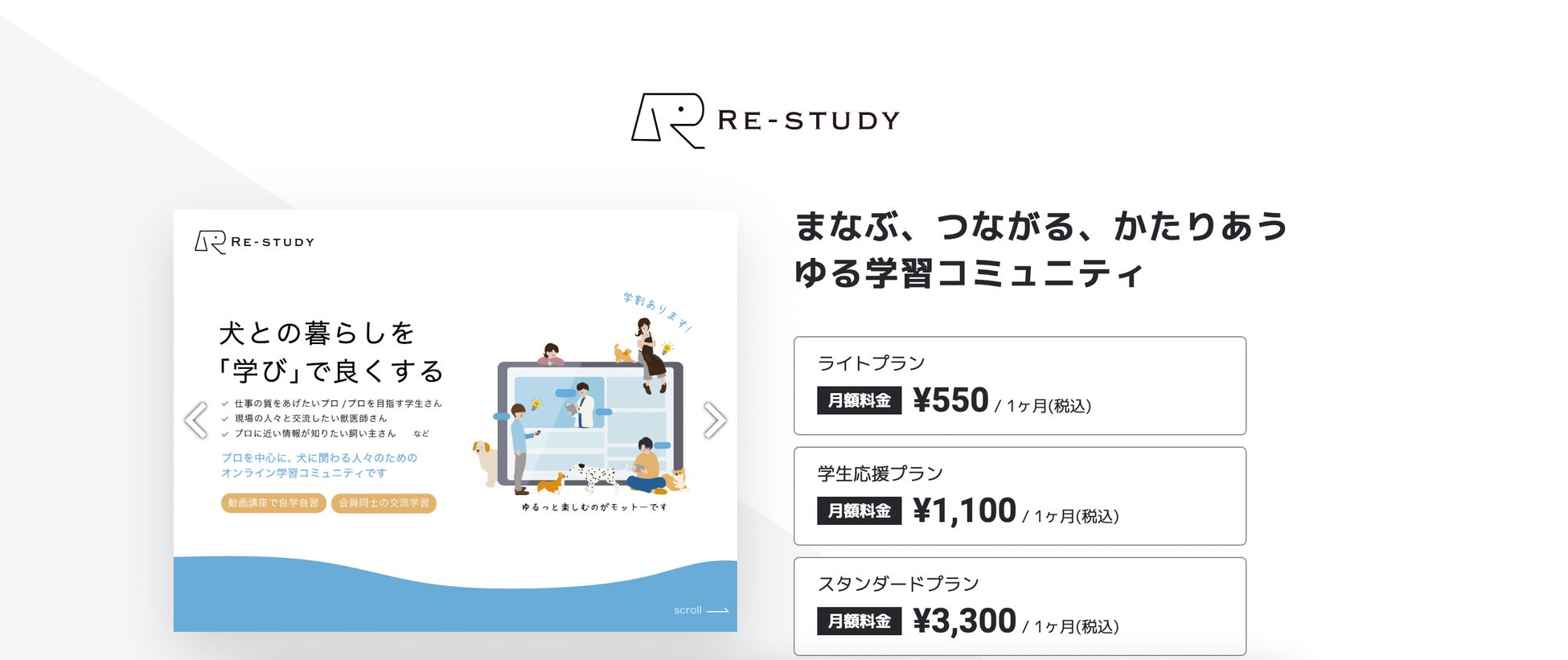犬の専門家たちの授業をオンラインで学べる、トリマー・飼い主向けのプラットフォーム「RE-STUDY」2022年6月13日開始。学習できる内容は医薬品医療機器等法からトリミング技術まで幅広く網羅のサブ画像1