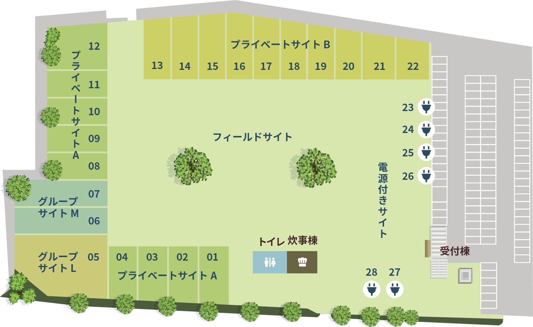 首都圏からのアクセス抜群！区画サイト⾯積100m²以上。温浴施設・ドックランも併設。わんこも泊まれるコミュニティパーク「LANTERN CAMPING FIELD MORIYA」が7⽉15⽇オープン！のサブ画像3