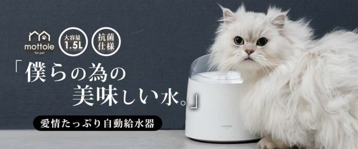 ワンちゃんネコちゃんの健康の為に。『僕らの為の美味しい水』自動給水器誕生！！のメイン画像