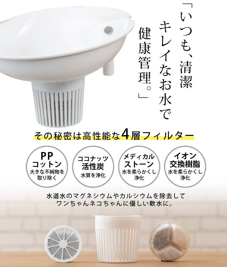 ワンちゃんネコちゃんの健康の為に。『僕らの為の美味しい水』自動給水器誕生！！のサブ画像5