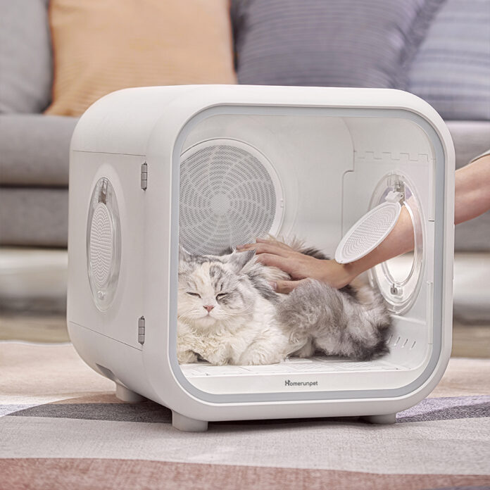 ペットの心地よさにこだわった ペット⽤ドライヤーハウス「 Drybo Plus 」が７月４日より一般販売開始 のメイン画像