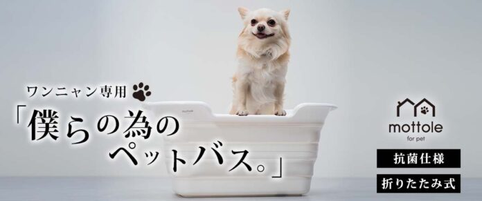 ワンちゃんネコちゃん専用！『僕らの為のペットバス！』折りたたみ式ペットバスタブが新登場！！のメイン画像