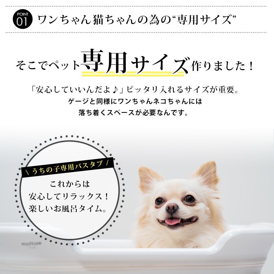 ワンちゃんネコちゃん専用！『僕らの為のペットバス！』折りたたみ式ペットバスタブが新登場！！のサブ画像1