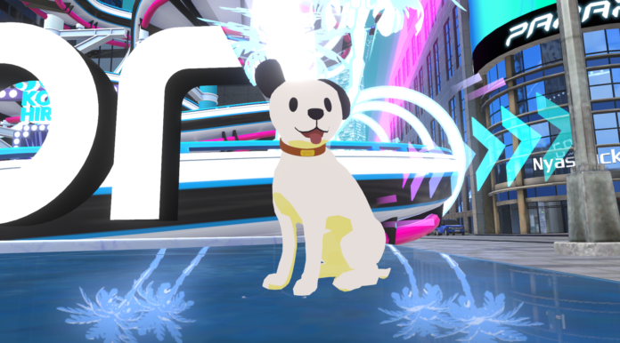 現在開催中のVRイベント『バーチャルマーケット2022　Summer』にて絵本「NIPPER -His Master’s Voice-」のキャラクター「ニッパー」が3D化されて初披露のメイン画像