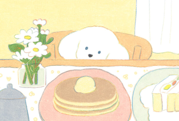 【銀座 蔦屋書店】イラストレーター・てらおかなつみの作品展「犬のいる生活」を9月5日（月）より開催。新作描き下ろし作品40点展示のほか、本展を記念して銀座 蔦屋書店限定のランチバッグを販売のメイン画像