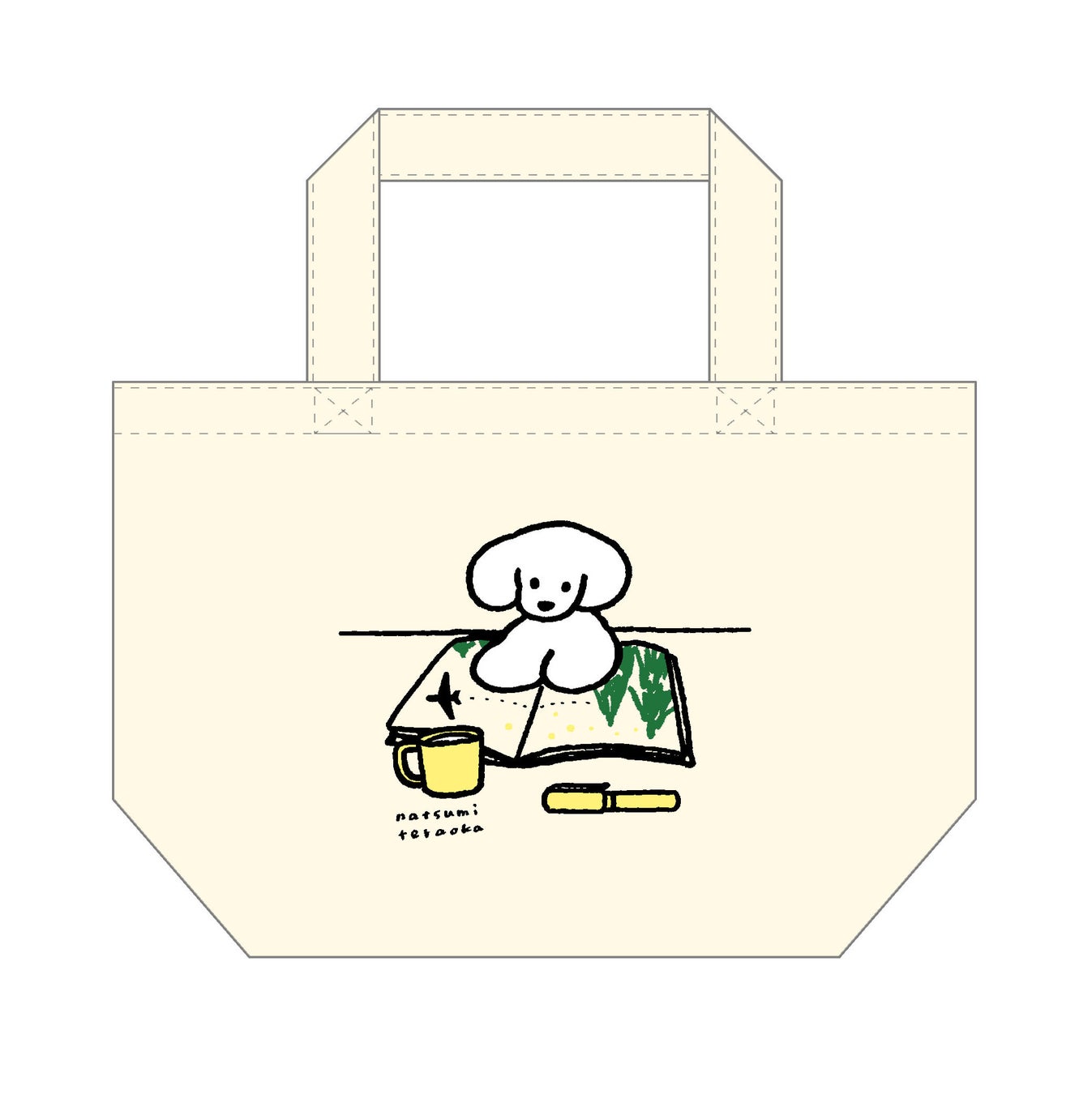 【銀座 蔦屋書店】イラストレーター・てらおかなつみの作品展「犬のいる生活」を9月5日（月）より開催。新作描き下ろし作品40点展示のほか、本展を記念して銀座 蔦屋書店限定のランチバッグを販売のサブ画像3