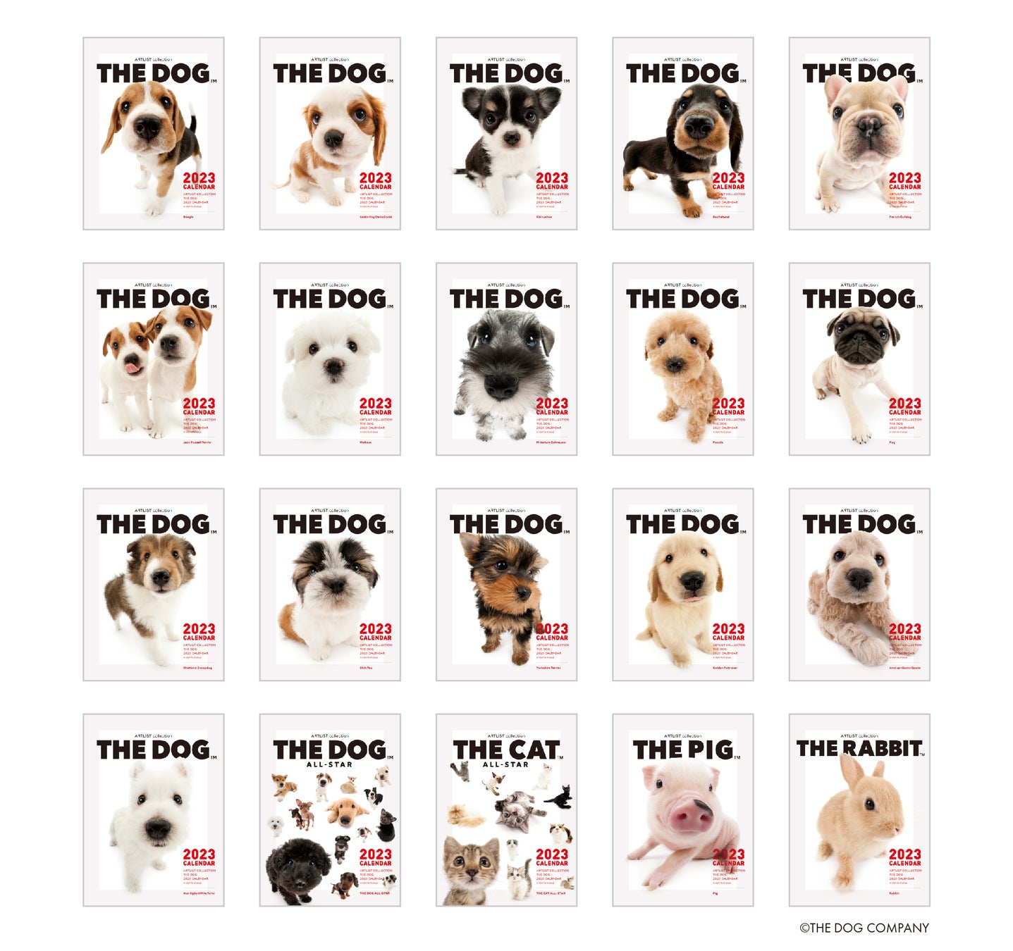 ロングセラー商品「THE DOG™」2023年犬種別カレンダー　公式WEBストア「THE DOG STORE」にて8/9予約受付開始　　　　　　　　　のサブ画像6