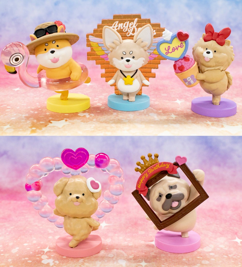 映えを狙うのは人間だけじゃない！？犬だってチャラくなれるんです。さまざまな“映えグッズ”を持ったチャラい犬達「チャラいぬ」が9月28日(水)より全国のカプセルトイコーナーに登場！のサブ画像2