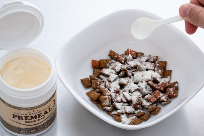 愛犬愛猫用スキンケアサプリメント『PREMEAL スキンコート』が飼い主様の間で好評。日本獣医皮膚科学会で発表されて以降、動物病院ルートでの販売チャネルも拡大。のメイン画像