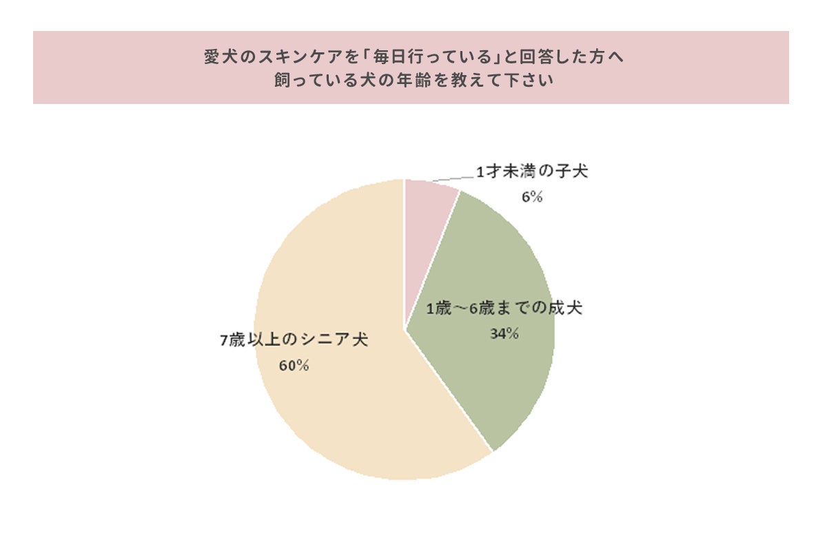11月1日は「犬の日」 ペットもスキンケアをする時代犬の高齢化と共に”皮膚トラブル予防”への意識が5割上昇のサブ画像3