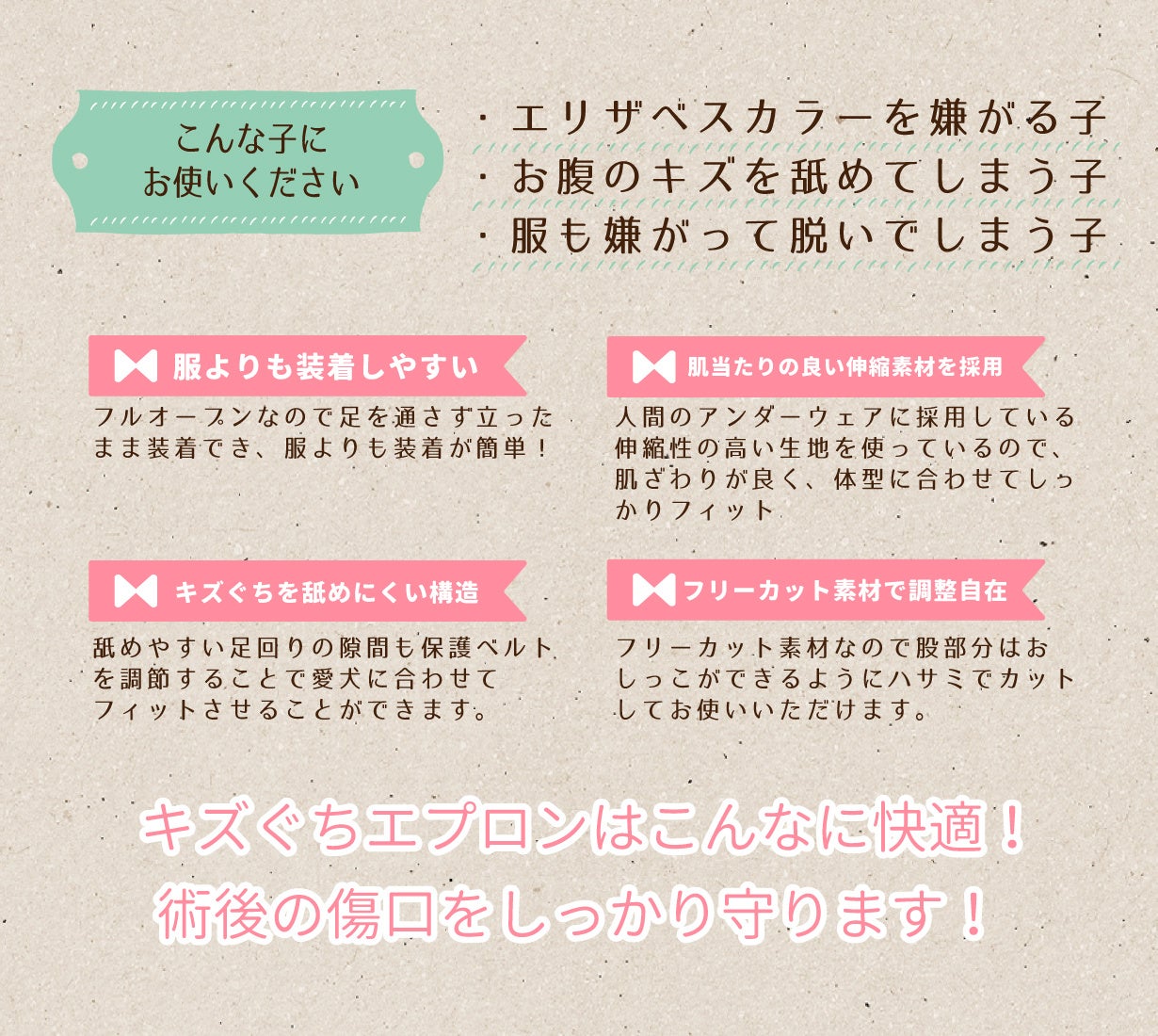 【株式会社anifull】術後の傷口を守るキズぐちエプロン「Makuake（マクアケ）」にてプロジェクトスタートのサブ画像5