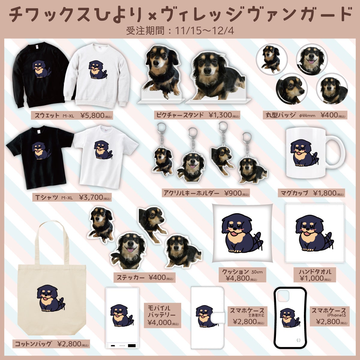 【チワックスひより×ヴィレッジヴァンガード】～コラボグッズ発売決定！！～のサブ画像1