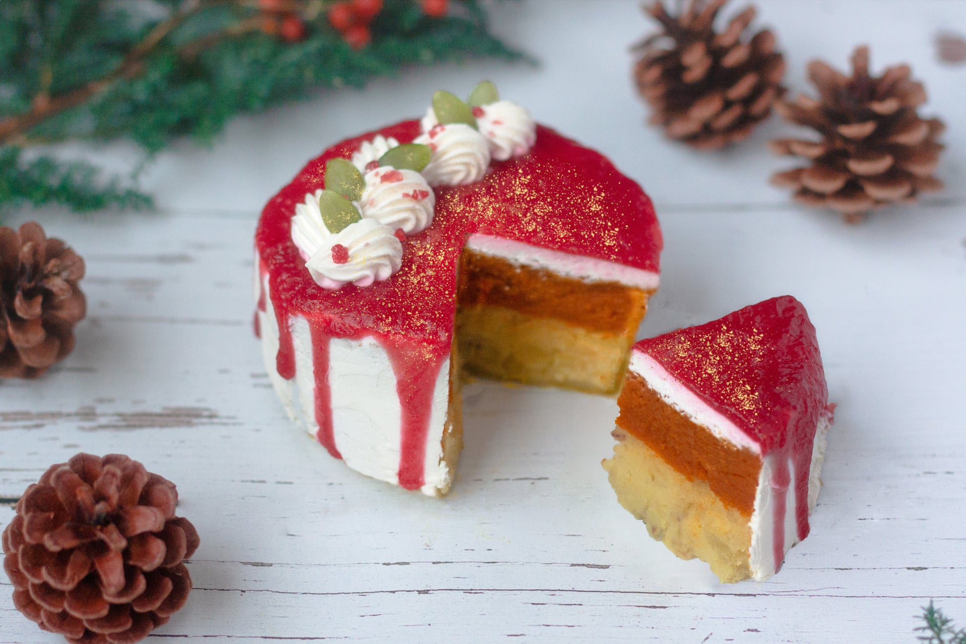 プレミアムドッグフードを展開するブランドFoodie Dogs TOKYO_数量限定！ワンちゃんのためのクリスマスケーキ「さつまいもとかぼちゃのルージュ ド ノエル」の予約受付を開始！のサブ画像2