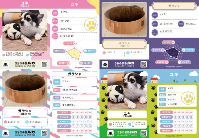 【新サービス】アプリに登録したペット（犬・猫）写真から『オリジナルトレカ』を制作＆お届けのメイン画像