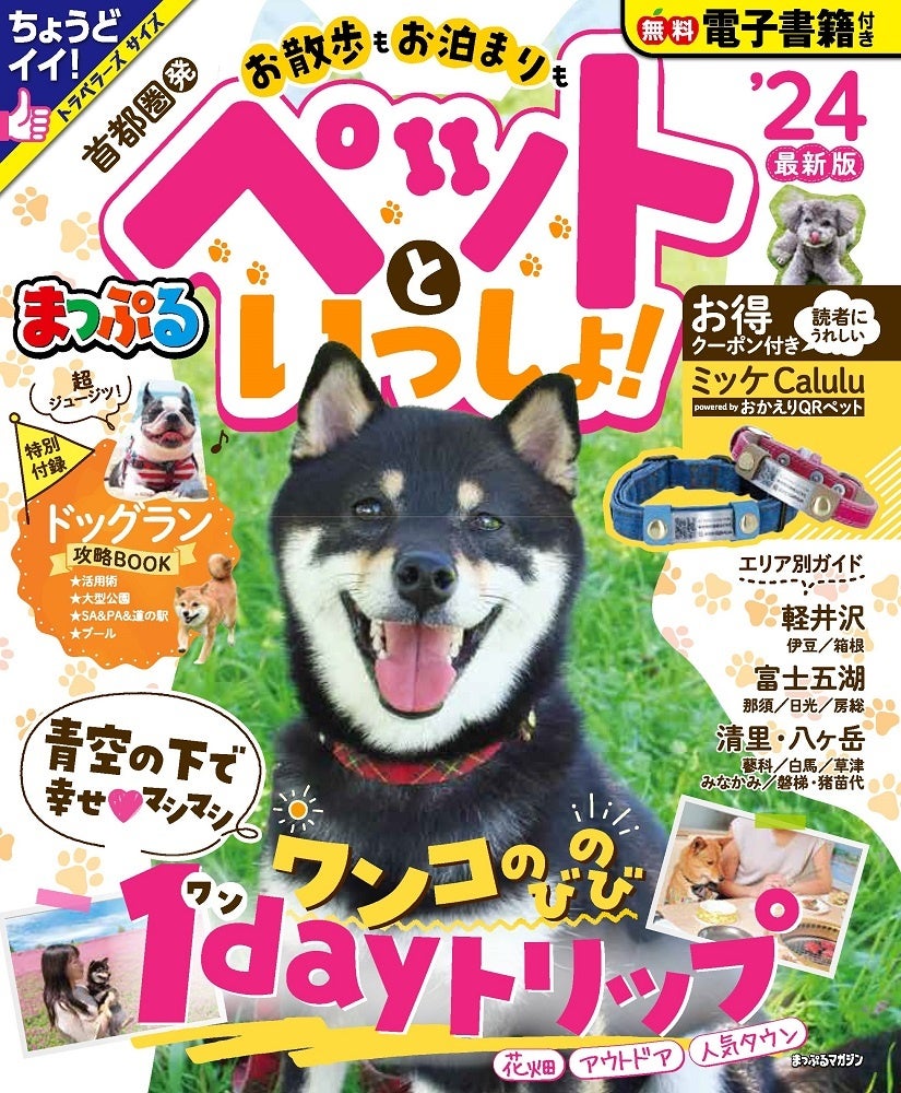 スマホにつながる迷子札を全国のPETEMO等で販売！迷子札『ミッケ』を1月1日販売開始のサブ画像3_＜クーポン掲載の出版物例＞