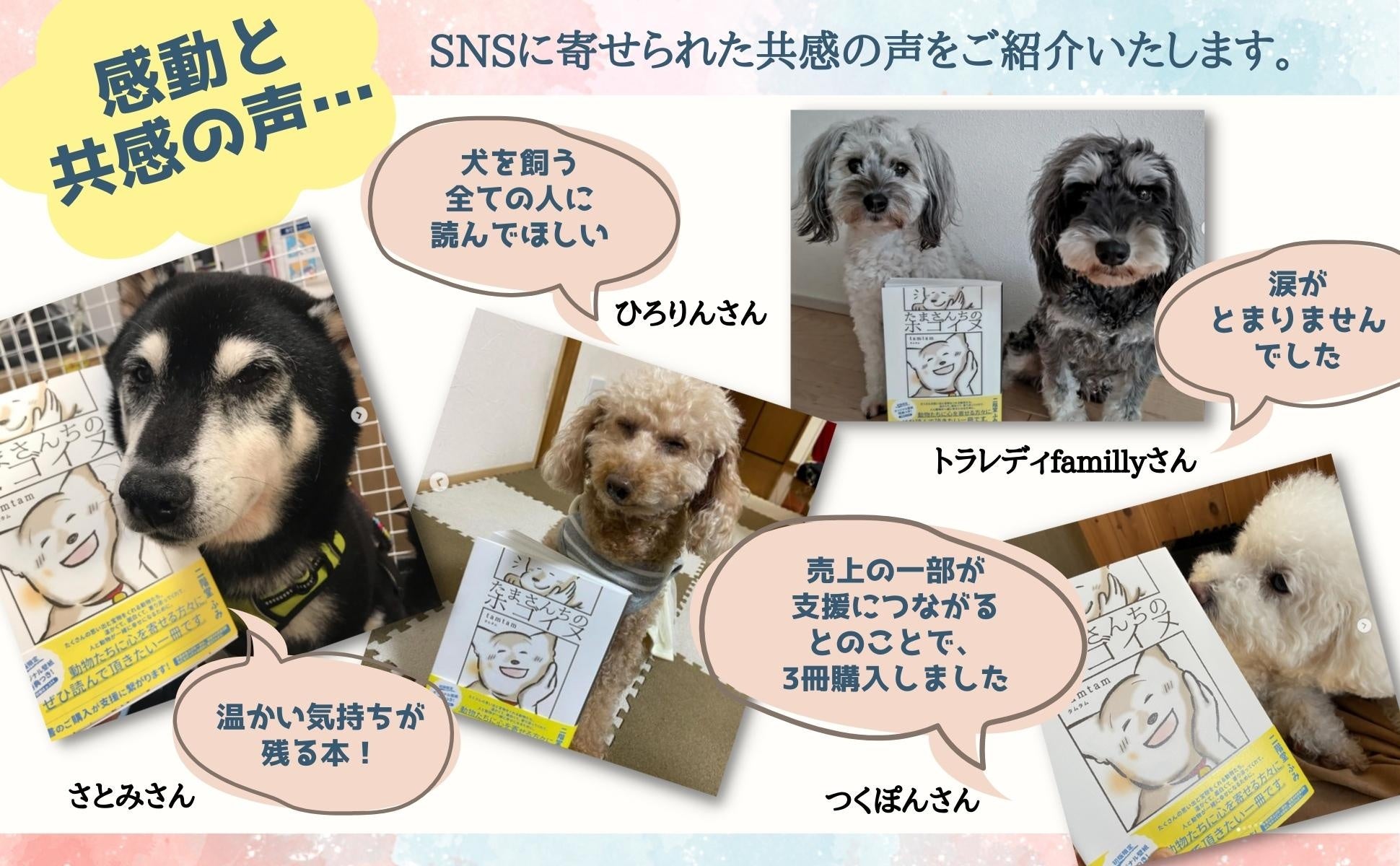 メディアで話題！ 保護犬との生活を描いたコミックエッセイ『たまさんちのホゴイヌ』3刷重版出来のサブ画像4