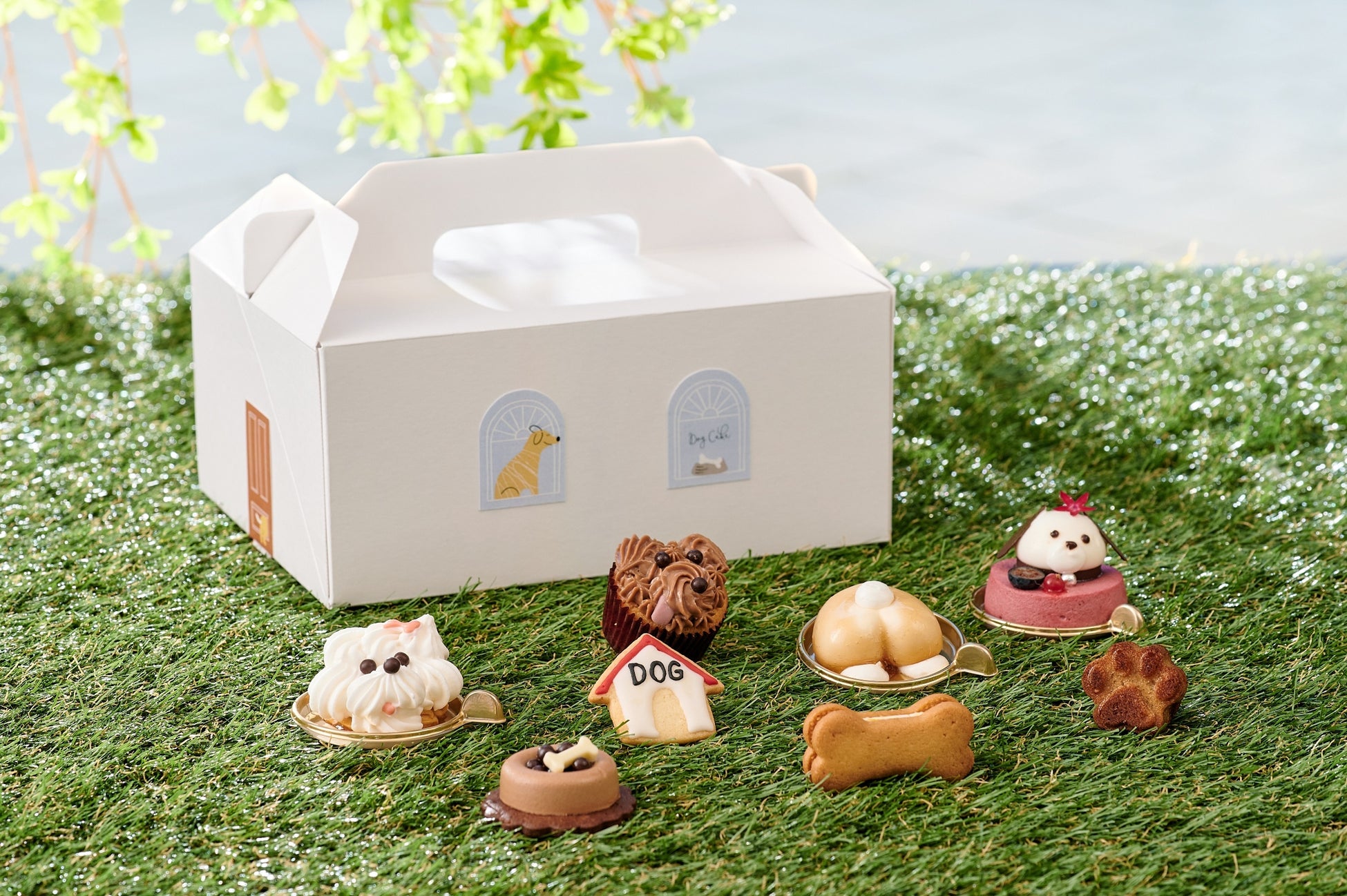 『”わんダフル・グランピング”アフタヌーンティー』愛犬と一緒に楽しめる、わんちゃんモチーフのキュートなアフタヌーンティーを3月～5月の8日間限定開催のサブ画像3_スイーツBOXイメージ