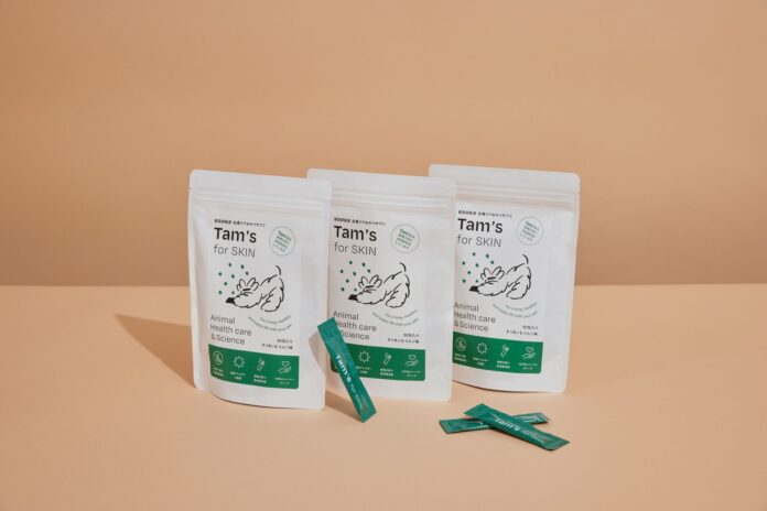 ペットの皮膚を本気で考えるおやつ型サプリメント「Tam's for SKIN」販売開始！のメイン画像