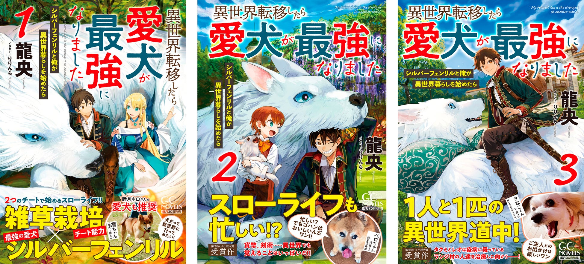 犬だって異世界に行ってみたい!?最強になった愛犬と行く異世界ファンタジー!『異世界転移したら愛犬が最強になりました～シルバーフェンリルと俺が異世界暮らしを始めたら～』最新4巻発売！のサブ画像3