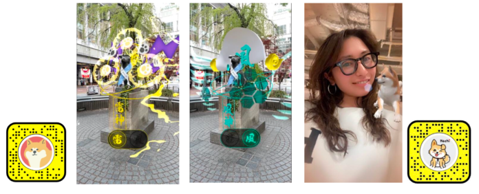 Snapchatのカスタム ロケーションレンズが日本初上陸！渋谷のハチ公像が大変身！？のメイン画像