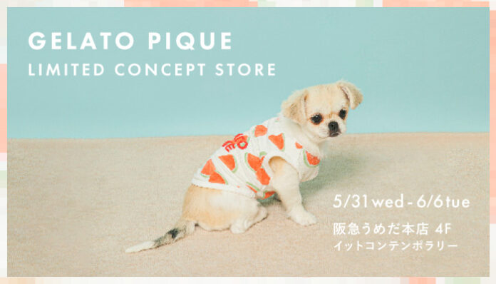 【gelato pique(ジェラート ピケ)】阪急うめだ本店にて期間限定のリミテッドコンセプトストアを開催！＜5月31日(水)-6月6日(火)＞のメイン画像