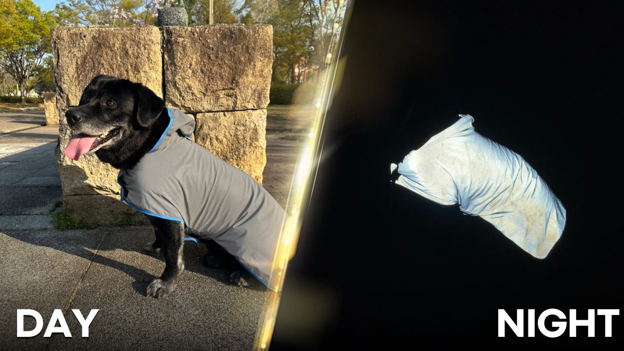 夜道の危険からピカッと光って愛犬を守る、飼い主も一緒に守る！犬用反射ジャケット【ピカジャケ】 が5月18日より Makuakeで先行販売開始！のサブ画像24