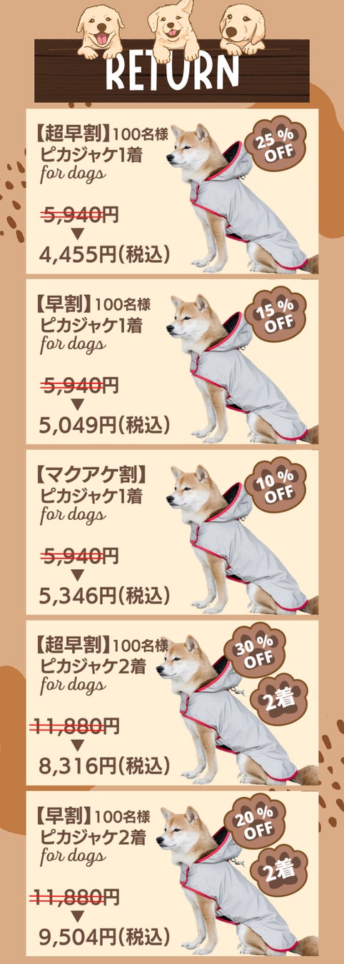 夜道の危険からピカッと光って愛犬を守る、飼い主も一緒に守る！犬用反射ジャケット【ピカジャケ】 が5月18日より Makuakeで先行販売開始！のサブ画像26