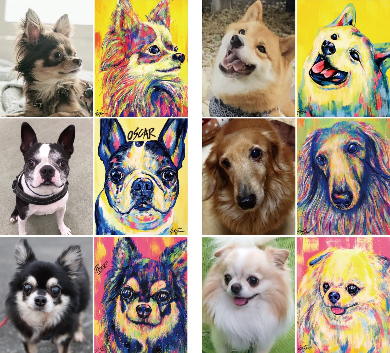 愛犬を世界で一枚だけの現代アートに！国内やN.Y.で活躍中のドッグアーティスト・EIJI TAMURAによる「EIJI TAMURA DOG ART EXHIBITION」西武渋谷店 Ａ館１階にて開催のサブ画像5