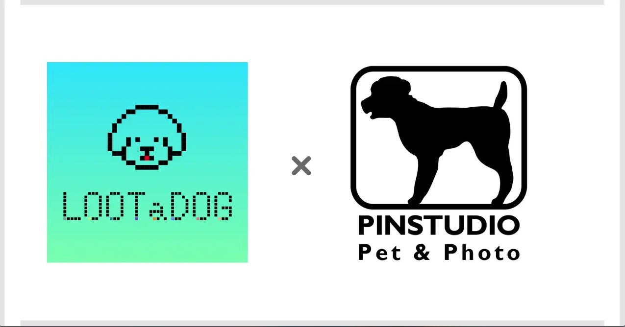 デジタルペットゲーム『LOOTaDOG』は、リアル店舗における支援サービスLOOTaDOG QRを（仮称）の設置店舗として、PINSTUDIO Pet & Photoと提携することが決定いたしました。のサブ画像1