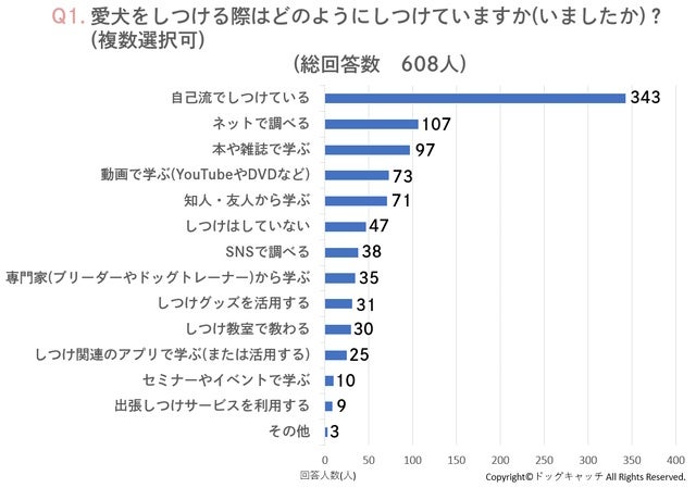 「愛犬のしつけはどのようにしてる？しつけは褒めて伸ばすのが良い？」2405人に犬のしつけの方法や悩みに関するアンケートを実施しました。のサブ画像1