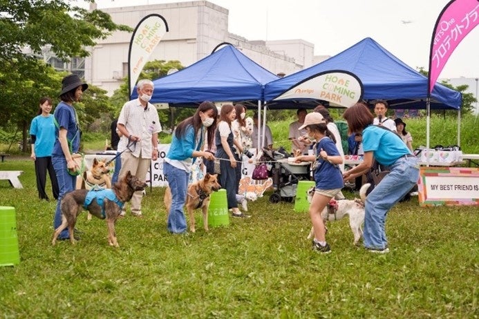 【ペットゴー協賛】動物保護団体の卒業犬と迎え主の里帰りイベント「HOMECOMING PARK」を6/10（土）に開催しましたのサブ画像9_団体対抗おたまリレー