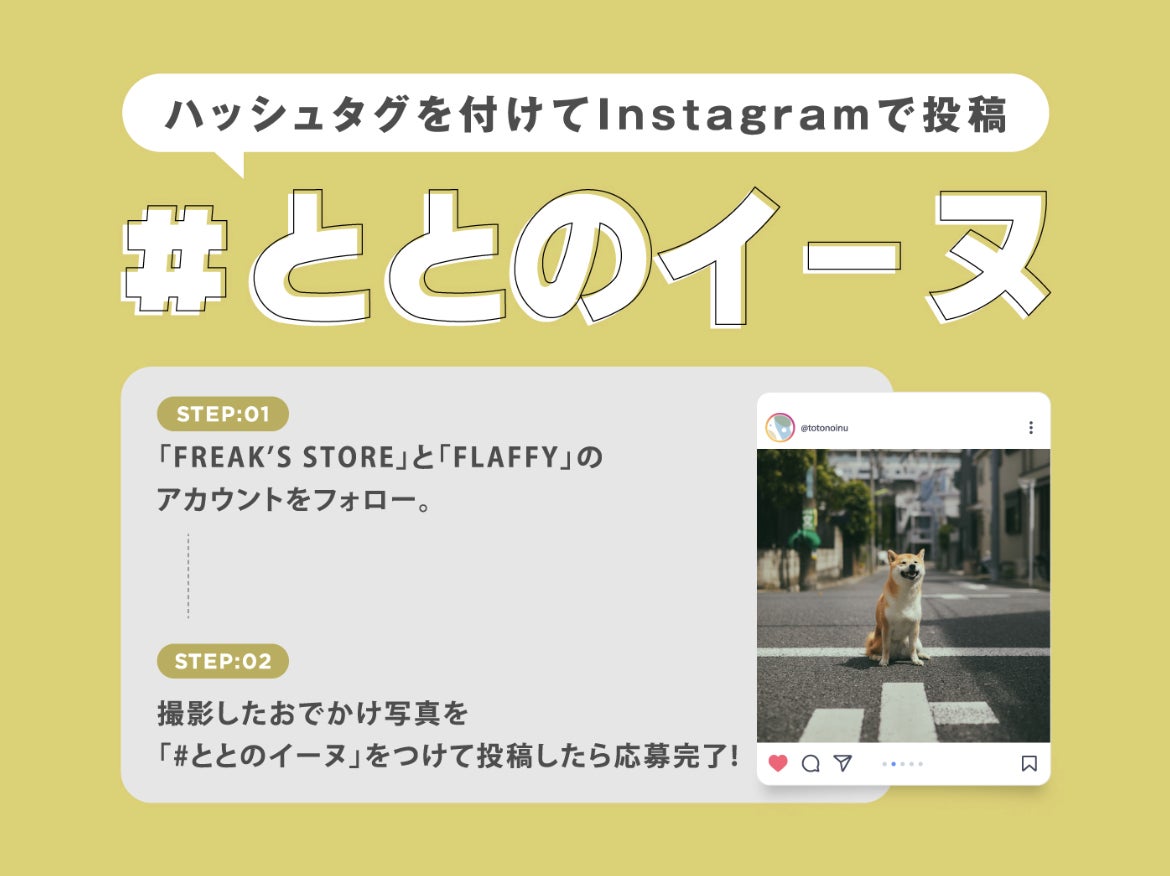 【FLAFFY×FREAK'S STORE】コラボ商品を企画。コラボアイテムの『ととのイーヌ』モデルを募集開始のサブ画像3