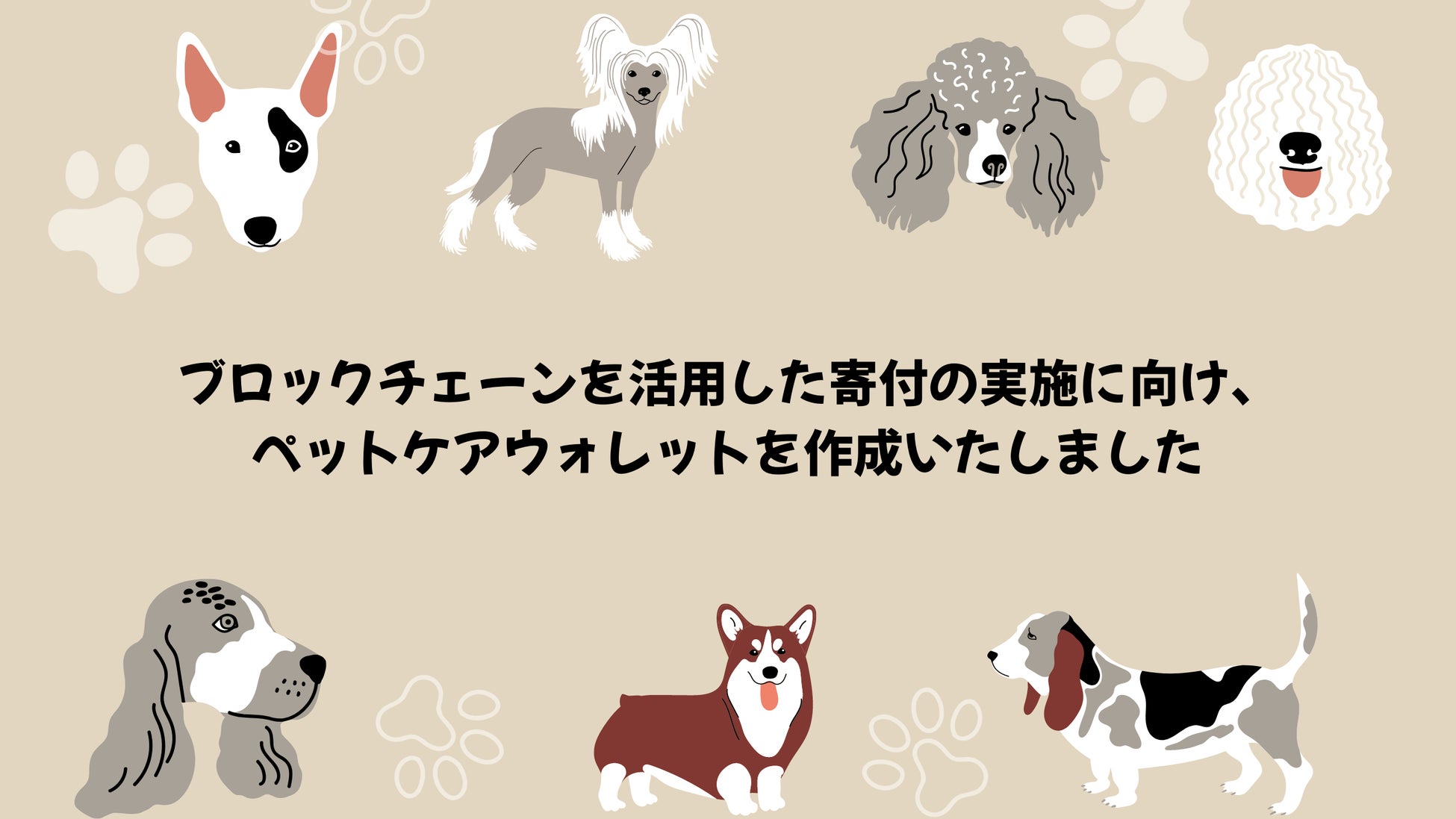 LOOTaDOG、ブロックチェーンを活用した寄付の実施に向け、ペットケアウォレットを作成いたしましたのサブ画像1_LOOTaDOG ブロックチェーンを活用した新しい寄付の形
