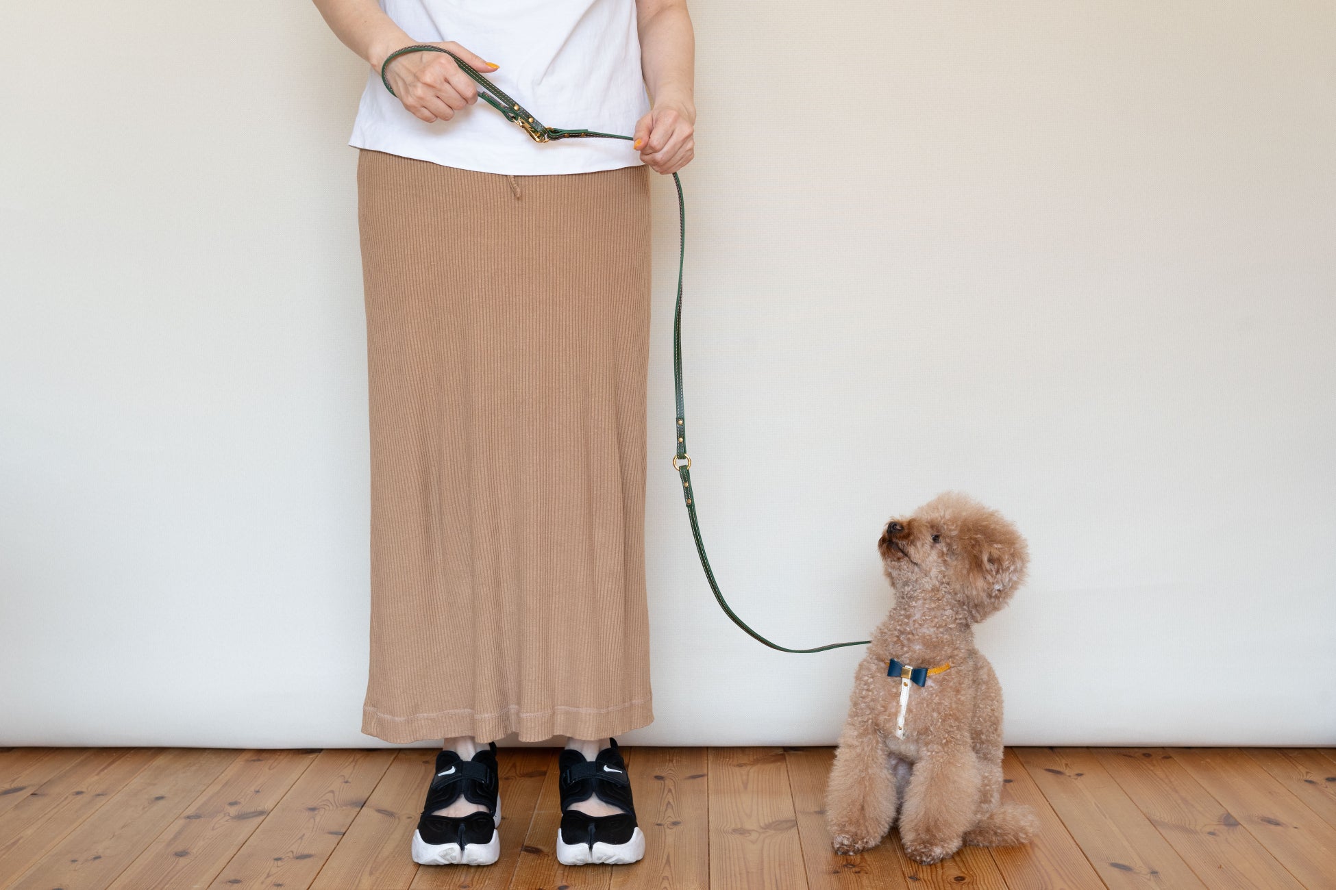Calinのハーネスとリード - 小型犬のための最上級品質、ヨーロッパの最高級革使用のサブ画像3