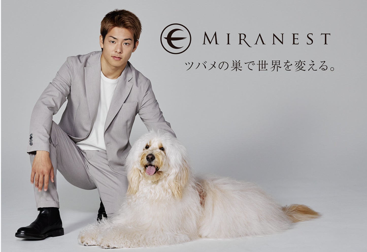 ツバメの巣ペットブランド「MIRANEST」のアンバサダーに格闘家の三浦孝太が就任のサブ画像1