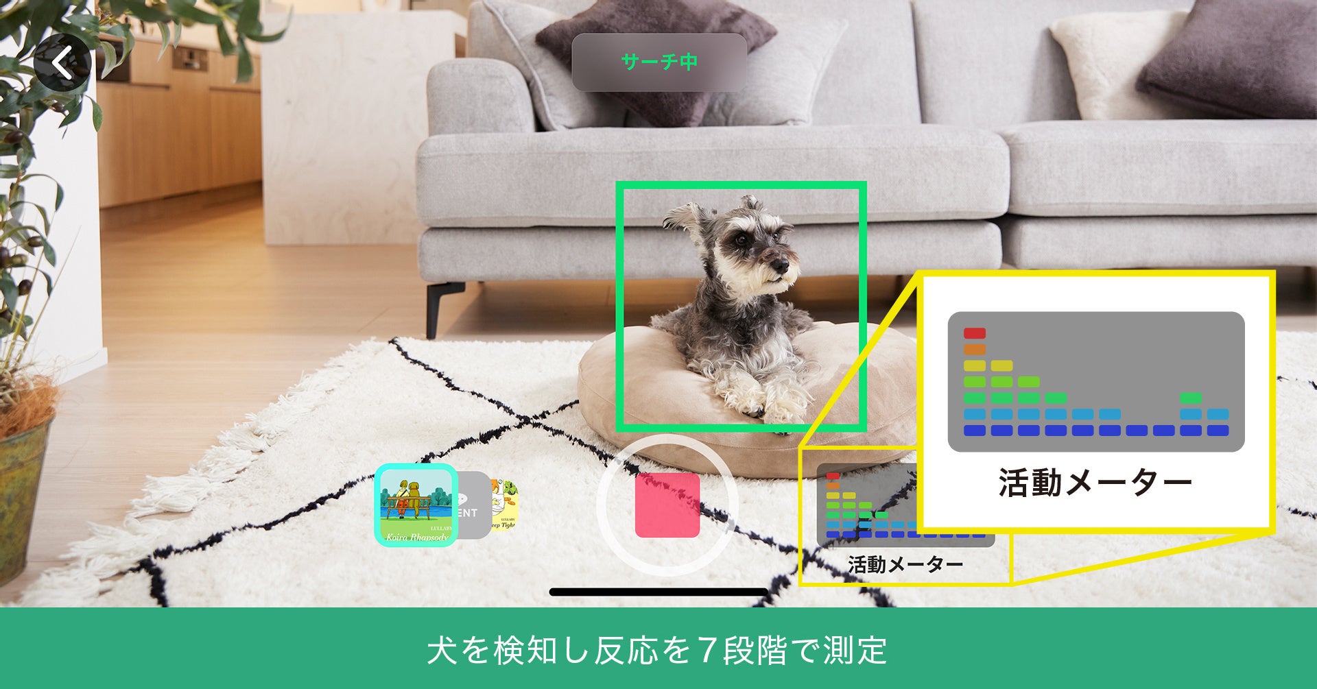 オトとりっぷ（OTO TRIP）に無料の「音楽サーチモード」が新登場。愛犬のリラックス音楽を愛犬といっしょに、手軽に探していただけます。のサブ画像2