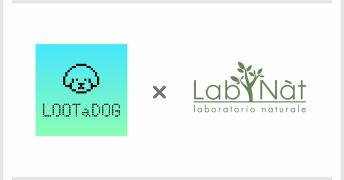 デジタルペットゲーム『LOOTaDOG』を運営するLehmanSoftと本物のオーガニックペットケア『ラプナットBio』シリーズを提供する有限会社シャンテによるコラボキャンペーンのお知らせのメイン画像
